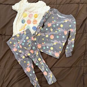 2T space pajama set